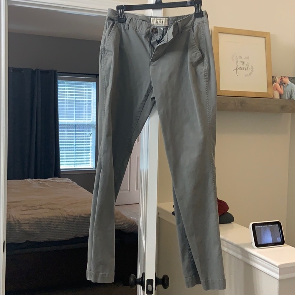 Gray khakis